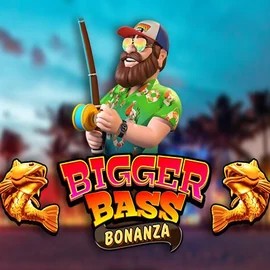 Bigger Bass Bonanza logo by Pragmatic Play 5Gringos Casino