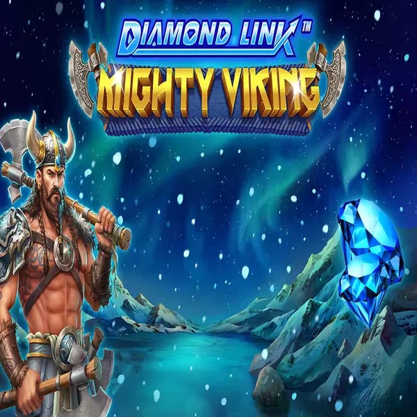 Diamond Link Mighty Viking casino game by Greentube – featured logo at 5Gringos Casino