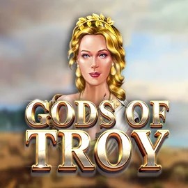 Official Slots logo: Gods of Troy by Red Tiger Gaming at 5Gringos Casino