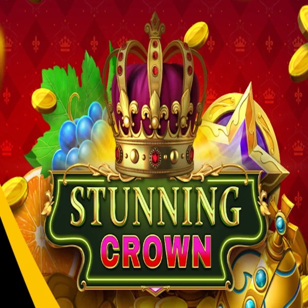 Stunning Crown slot logo by BF Games at 5Gringos Casino